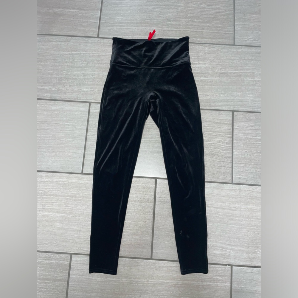 Spanx velvet leggings size L